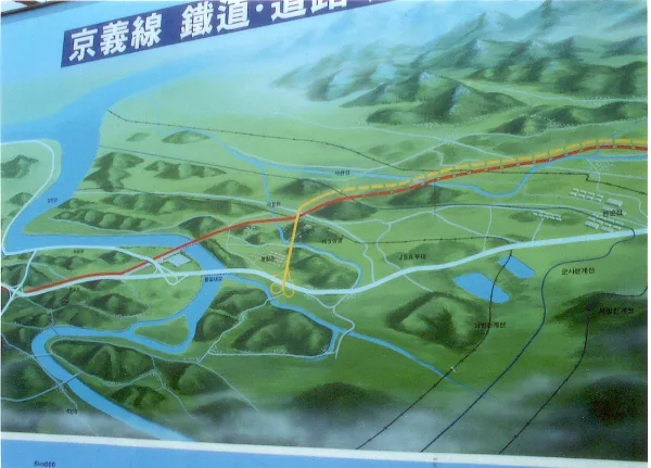 AK 015 Plan du site de la bataille de l'Imjin