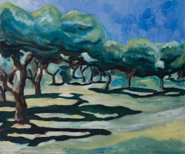 n14-Huile-toile-50x60cm-Espagne-chene-liege